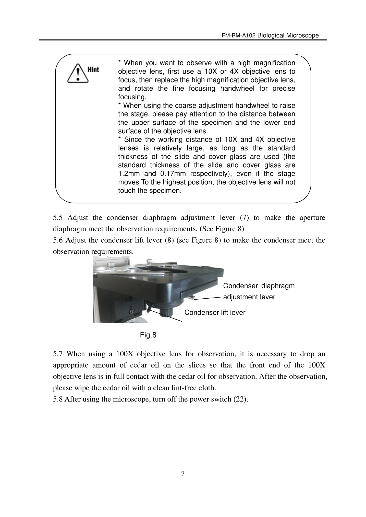 Biological Microscope FM-BM-A102